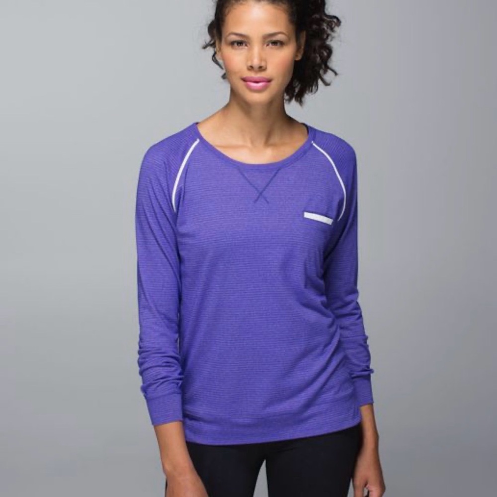 Lululemon Weightless Crew purple
